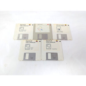RARE Vintage 1984 Macintosh 3.5" Floppy Disk System Disks Macwrite OEM READ
